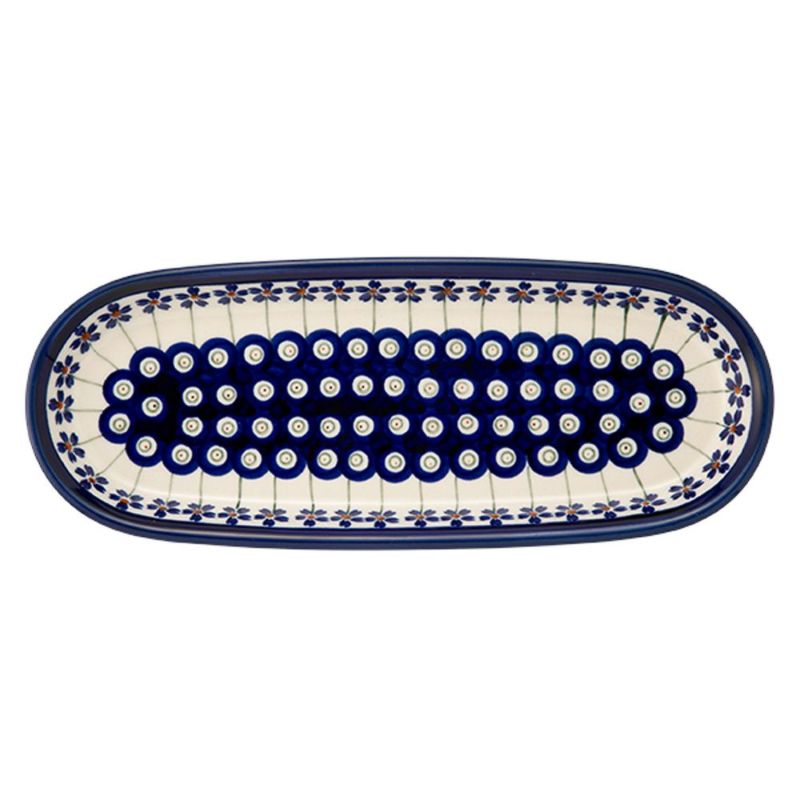 ポーリッシュポタリー（ポーランド陶器） ボレスワヴィエツ トレイ 29cm 928A／A-166A