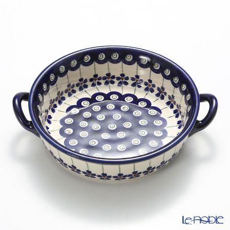 ポーリッシュポタリー（ポーランド陶器） ボレスワヴィエツ グラタン皿 1454A／A-166A（内模様）