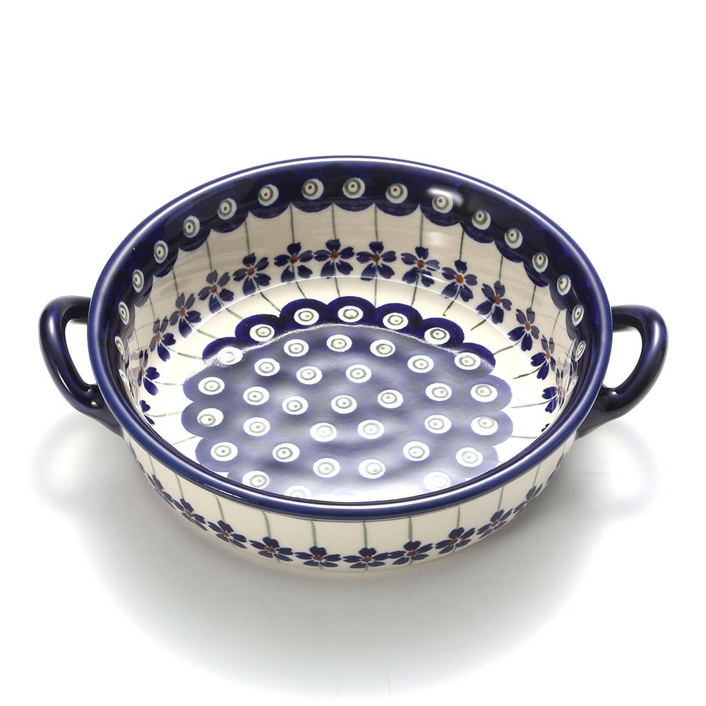 ポーリッシュポタリー（ポーランド陶器） ボレスワヴィエツ グラタン皿 1454A／A-166A（内模様）