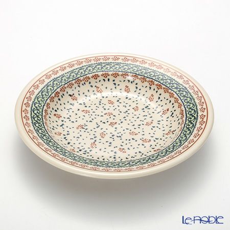 ポーリッシュポタリー（ポーランド陶器） ボレスワヴィエツ スーププレート 24cm 1419／1096