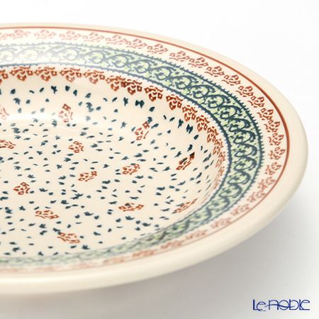 ポーリッシュポタリー（ポーランド陶器） ボレスワヴィエツ スーププレート 24cm 1419／1096