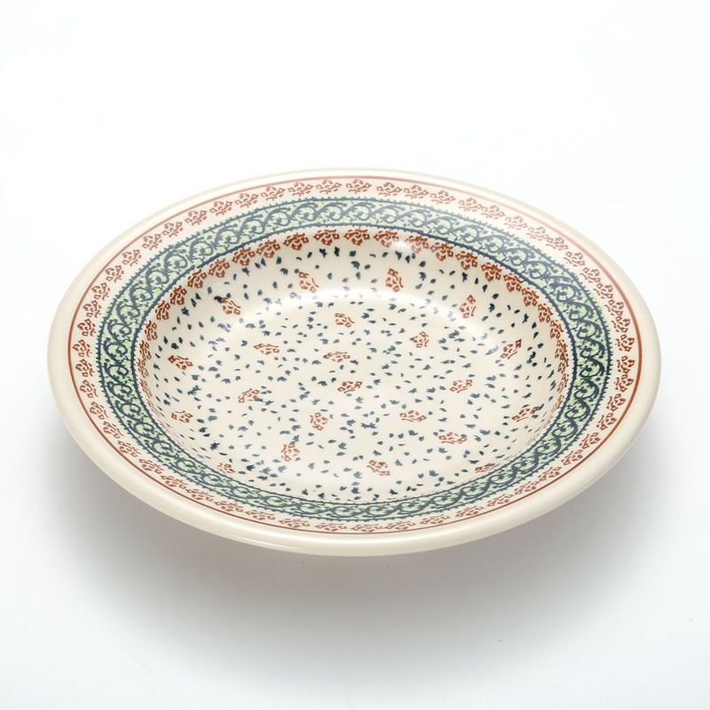 ポーリッシュポタリー（ポーランド陶器） ボレスワヴィエツ スーププレート 24cm 1419／1096