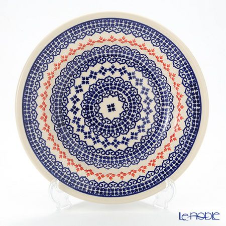 ポーリッシュポタリー（ポーランド陶器） ボレスワヴィエツ スーププレート 24cm 1419／1046