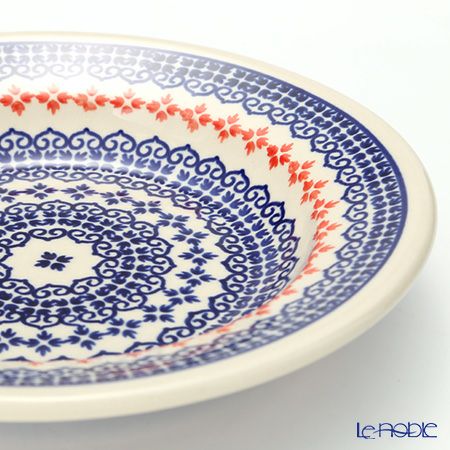ポーリッシュポタリー（ポーランド陶器） ボレスワヴィエツ スーププレート 24cm 1419／1046