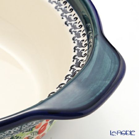 ポーリッシュポタリー（ポーランド陶器） ボレスワヴィエツ 蓋付ディッシュ（ニワトリ） 32.5cm 1773／1788／DU158