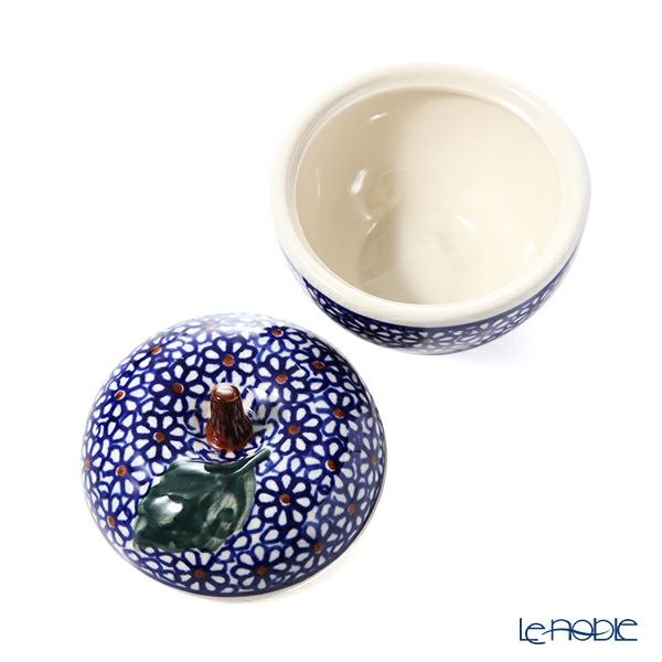 ポーリッシュポタリー（ポーランド陶器） ボレスワヴィエツ キャニスター（リンゴ） 9.2cm／100ml 1899／120