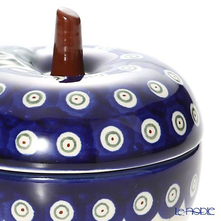 ポーリッシュポタリー（ポーランド陶器） ボレスワヴィエツ キャニスター（リンゴ） 9.2cm／100ml 1899／A-166A