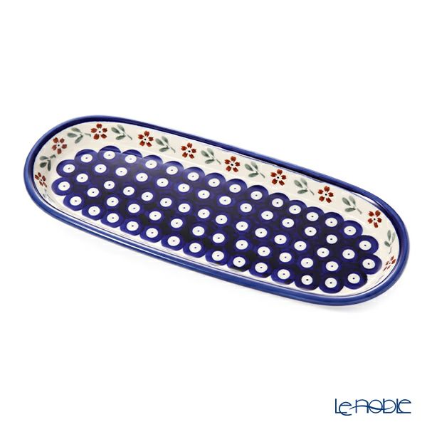 ポーリッシュポタリー（ポーランド陶器） ボレスワヴィエツ トレイ 29cm 928A／A-167A