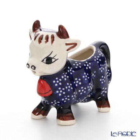 ポーリッシュポタリー（ポーランド陶器） ボレスワヴィエツ クリーマー（ウシ） 75ml 1885／226A