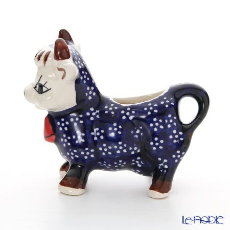 ポーリッシュポタリー（ポーランド陶器） ボレスワヴィエツ クリーマー（ウシ） 75ml 1885／226A