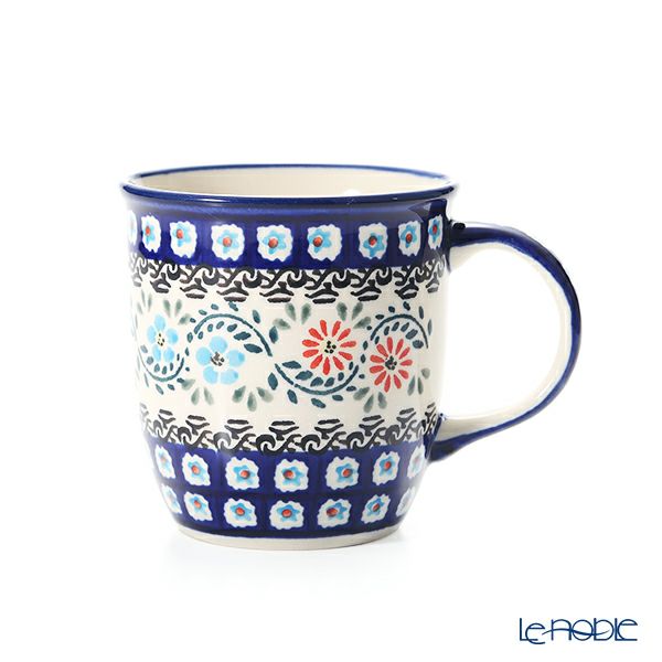 ポーリッシュポタリー（ポーランド陶器） ボレスワヴィエツ マグカップ 350ml／9.7cm 1105／A-1145A