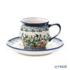 ポーリッシュポタリー（ポーランド陶器） ボレスワヴィエツ コーヒーカップ＆ソーサー 160ml／14.2cm 913／710／DU-182