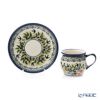 ポーリッシュポタリー（ポーランド陶器） ボレスワヴィエツ コーヒーカップ＆ソーサー 160ml／14.2cm 913／710／DU-182