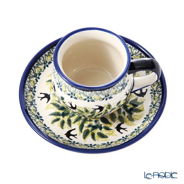 ポーリッシュポタリー（ポーランド陶器） ボレスワヴィエツ コーヒーカップ＆ソーサー 160ml／14.2cm 913／710／DU-182
