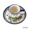 ポーリッシュポタリー（ポーランド陶器） ボレスワヴィエツ コーヒーカップ＆ソーサー 160ml／14.2cm 913／710／DU-182