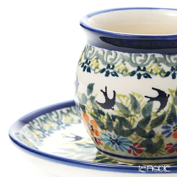 ポーリッシュポタリー（ポーランド陶器） ボレスワヴィエツ コーヒーカップ＆ソーサー 160ml／14.2cm 913／710／DU-182