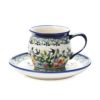 ポーリッシュポタリー（ポーランド陶器） ボレスワヴィエツ コーヒーカップ＆ソーサー 160ml／14.2cm 913／710／DU-182
