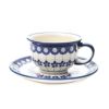 ポーリッシュポタリー（ポーランド陶器） ボレスワヴィエツ ティーカップ＆ソーサー 220ml／16cm 775／836／A-166A