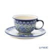 ポーリッシュポタリー（ポーランド陶器） ボレスワヴィエツ ティーカップ＆ソーサー 220ml／16cm 775／836／A-1073A