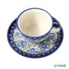 ポーリッシュポタリー（ポーランド陶器） ボレスワヴィエツ ティーカップ＆ソーサー 220ml／16cm 775／836／A-1073A