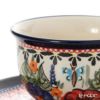 ポーリッシュポタリー（ポーランド陶器） ボレスワヴィエツ ティーカップ＆ソーサー 220ml／16cm 775／836／ART-149 アートコレクション