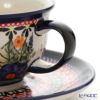 ポーリッシュポタリー（ポーランド陶器） ボレスワヴィエツ ティーカップ＆ソーサー 220ml／16cm 775／836／ART-149 アートコレクション