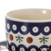 ポーリッシュポタリー（ポーランド陶器） ボレスワヴィエツ ティーカップ＆ソーサー 210ml／16cm 886／883／D-41