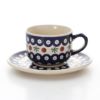 ポーリッシュポタリー（ポーランド陶器） ボレスワヴィエツ ティーカップ＆ソーサー 210ml／16cm 886／883／D-41