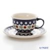 ポーリッシュポタリー（ポーランド陶器） ボレスワヴィエツ ティーカップ＆ソーサー 220ml／16cm 775／836／D-41
