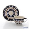 ポーリッシュポタリー（ポーランド陶器） ボレスワヴィエツ ティーカップ＆ソーサー 220ml／16cm 775／836／D-41