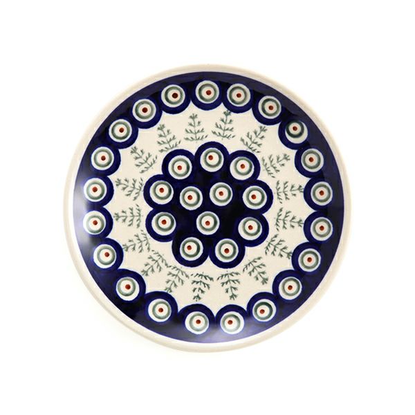 ポーリッシュポタリー（ポーランド陶器） ボレスワヴィエツ プレート 16cm XMAS／クリスマス（もみの木） 818／D-312