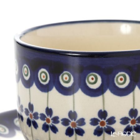 ポーリッシュポタリー（ポーランド陶器） ボレスワヴィエツ ティーカップ＆ソーサー 210ml／16cm 886／883／A-166A