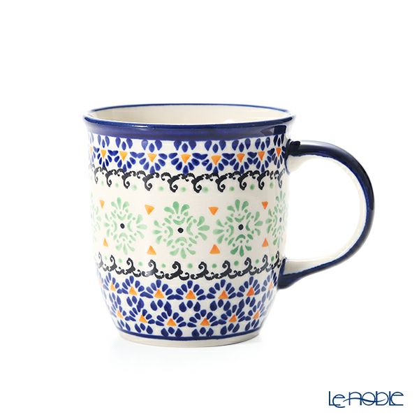 ポーリッシュポタリー（ポーランド陶器） ボレスワヴィエツ マグカップ 350ml／9.7cm 1105／A-1155A