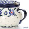 ポーリッシュポタリー（ポーランド陶器） ボレスワヴィエツ シュガーボウル 250ml／9.8cm 1354／A-1163A