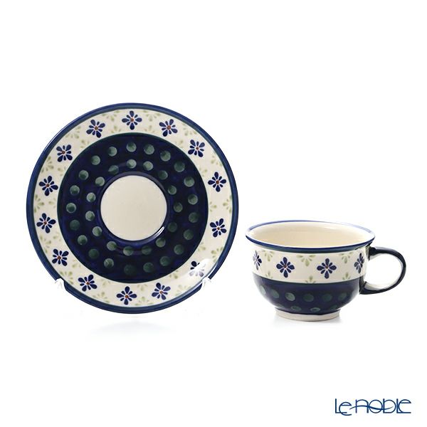 ポーリッシュポタリー（ポーランド陶器） ボレスワヴィエツ ティーカップ＆ソーサー 220ml／16cm 775／836／297A