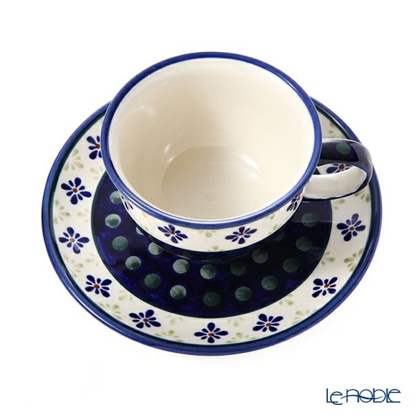 ポーリッシュポタリー（ポーランド陶器） ボレスワヴィエツ ティーカップ＆ソーサー 220ml／16cm 775／836／297A