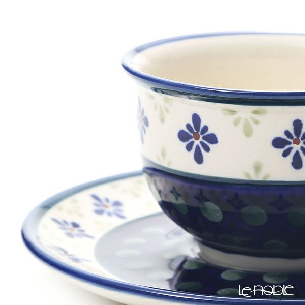 ポーリッシュポタリー（ポーランド陶器） ボレスワヴィエツ ティーカップ＆ソーサー 220ml／16cm 775／836／297A