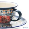 ポーリッシュポタリー（ポーランド陶器） ボレスワヴィエツ ティーカップ＆ソーサー 220ml／16cm 775／836／ART-124 アートコレクション