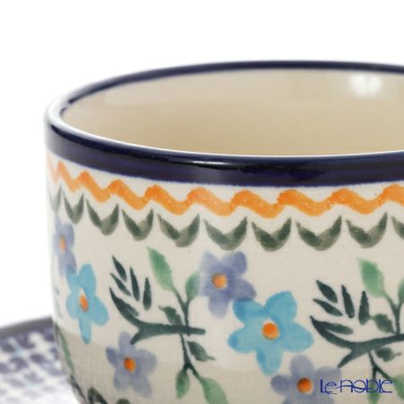 ポーリッシュポタリー（ポーランド陶器） ボレスワヴィエツ ティーカップ＆ソーサー 210ml／16cm 886／883／A-1154A