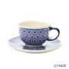 ポーリッシュポタリー（ポーランド陶器） ボレスワヴィエツ ティーカップ＆ソーサー 220ml／16cm 775／836／120