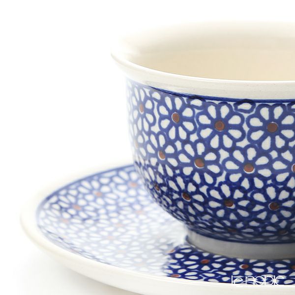 ポーリッシュポタリー（ポーランド陶器） ボレスワヴィエツ ティーカップ＆ソーサー 220ml／16cm 775／836／120