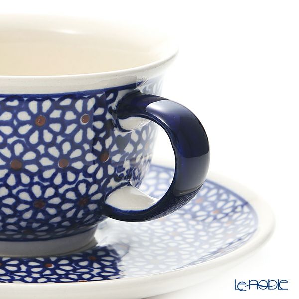 ポーリッシュポタリー（ポーランド陶器） ボレスワヴィエツ ティーカップ＆ソーサー 220ml／16cm 775／836／120