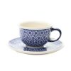 ポーリッシュポタリー（ポーランド陶器） ボレスワヴィエツ ティーカップ＆ソーサー 220ml／16cm 775／836／120