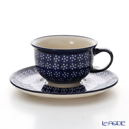 ポーリッシュポタリー（ポーランド陶器） ボレスワヴィエツ ティーカップ＆ソーサー 220ml／16cm 775／836／226A