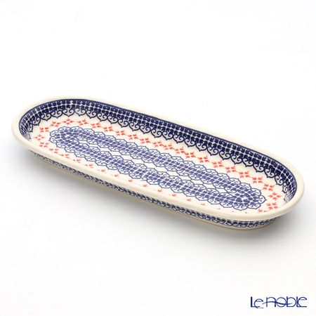 ポーリッシュポタリー（ポーランド陶器） ボレスワヴィエツ トレイ 29cm 928A／1046