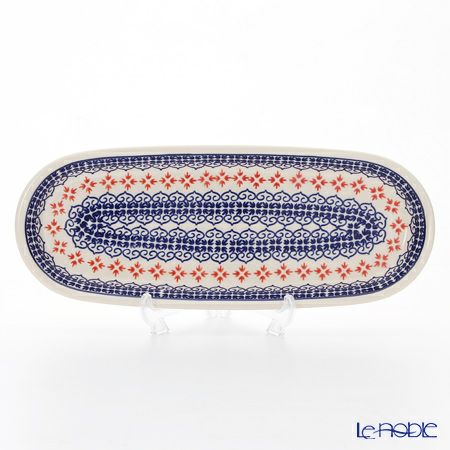 ポーリッシュポタリー（ポーランド陶器） ボレスワヴィエツ トレイ 29cm 928A／1046