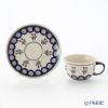 ポーリッシュポタリー（ポーランド陶器） ボレスワヴィエツ ティーカップ＆ソーサー 220ml／16cm 775／836／809