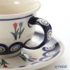 ポーリッシュポタリー（ポーランド陶器） ボレスワヴィエツ ティーカップ＆ソーサー 220ml／16cm 775／836／809