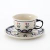 ポーリッシュポタリー（ポーランド陶器） ボレスワヴィエツ ティーカップ＆ソーサー 220ml／16cm 775／836／809