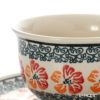 ポーリッシュポタリー（ポーランド陶器） ボレスワヴィエツ ティーカップ＆ソーサー 220ml／16cm 775／836／955